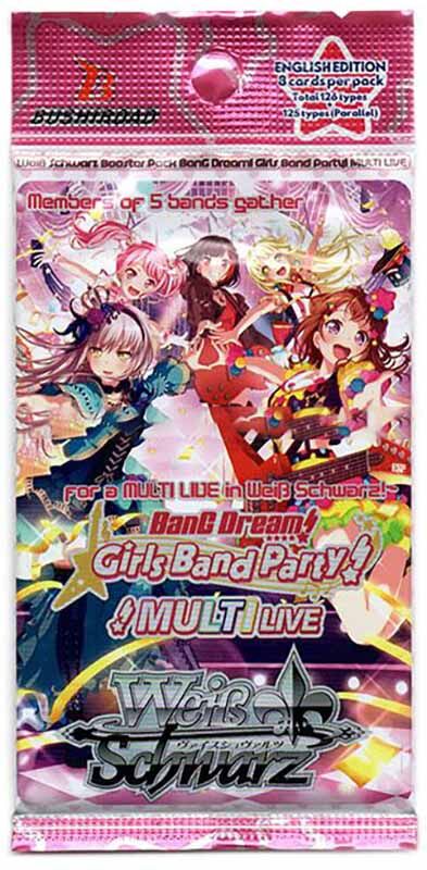 BanG Dream! Girls Band Party! MULTI LIVE Booster - Weiss Schwarz TCG - EN